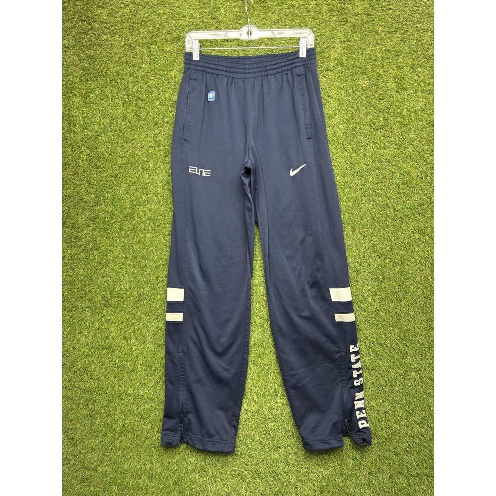 Penn State University Nike Sweatpants Mens Medium PSU Trackpants Ankle Zip